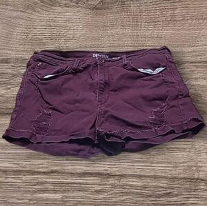 JUNIOR GIRL'S DENIZEN FROM LEVI'S HIGH-RISE SHORTIE SHORTS
